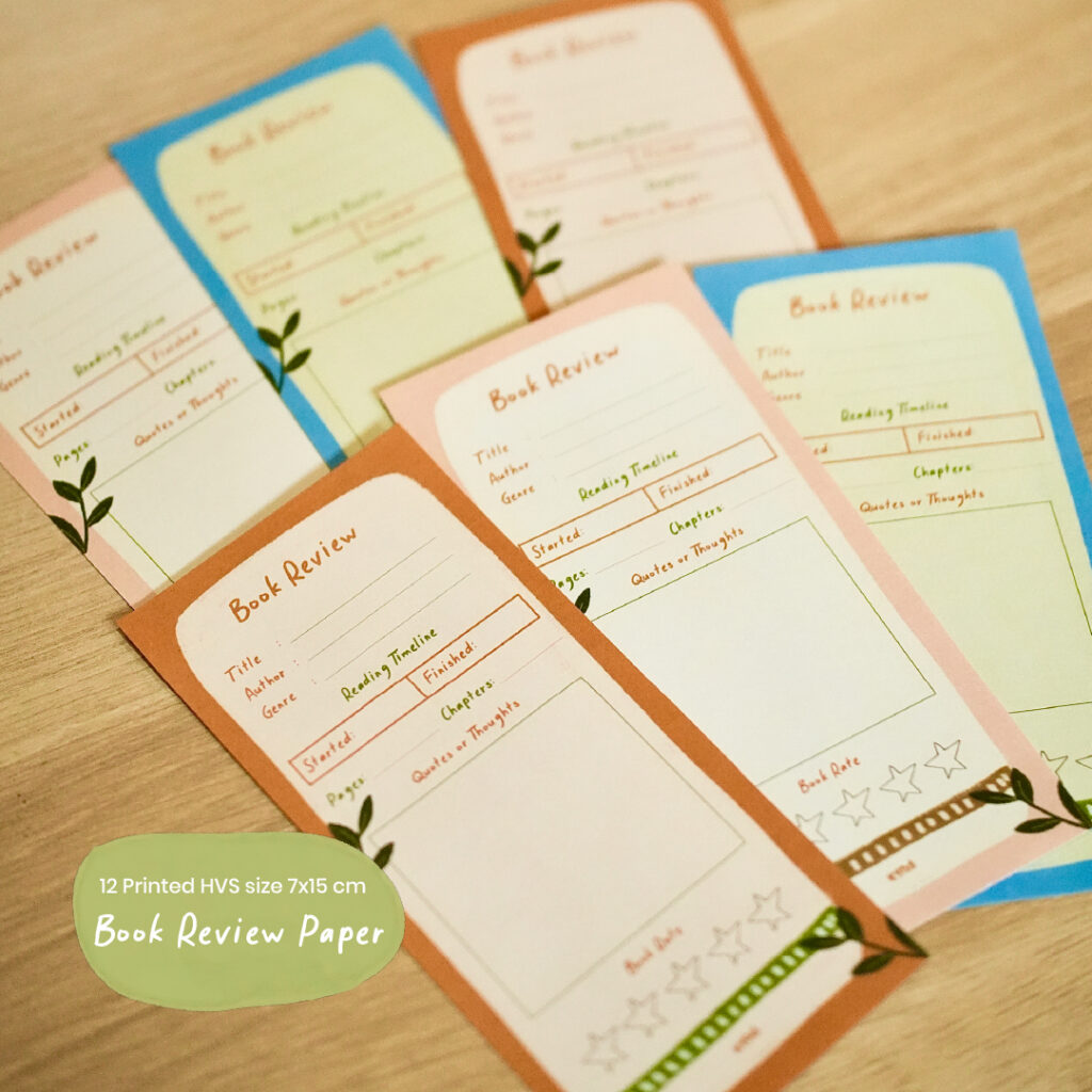 Kynd - Fall Book Review Sheets (12 Pcs)
